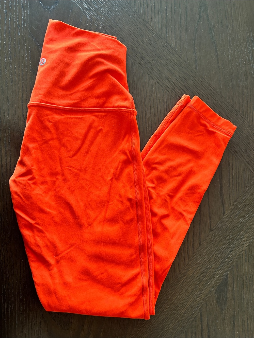 lululemon athletica Bright Orange Leggings